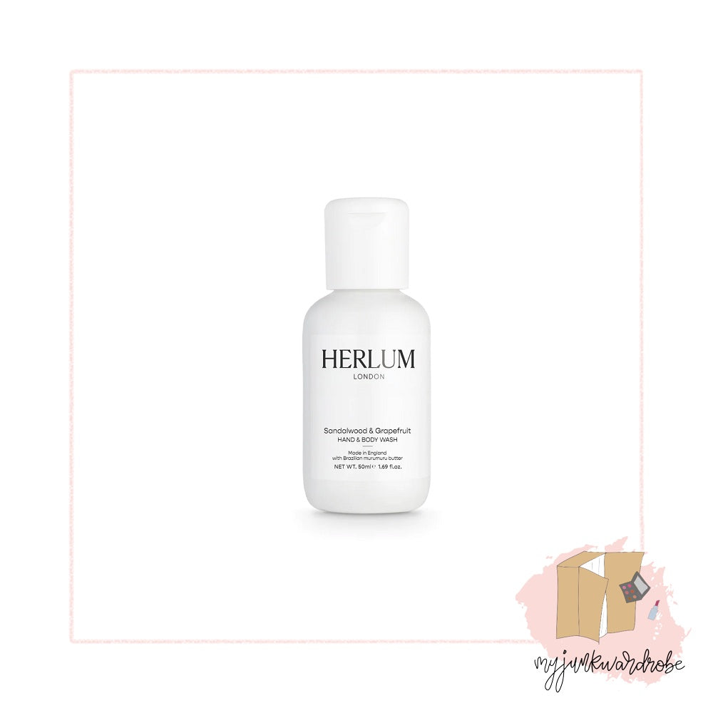 Herlum Sandalwood & Grapefruit Hand & Body Wash 50ml