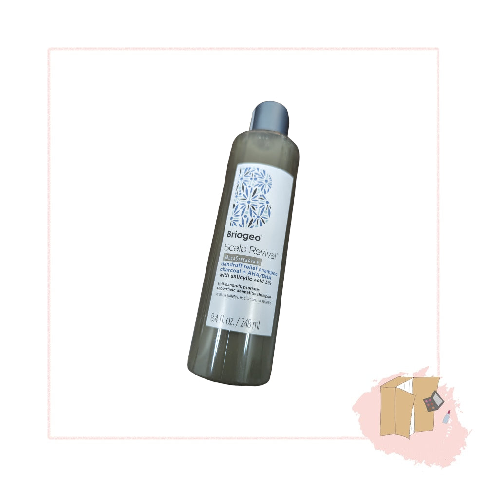 Briogeo Scalp Revival Charcoal + AHA/BHA MegaStrength+ Dandruff Relief Shampoo 248ml