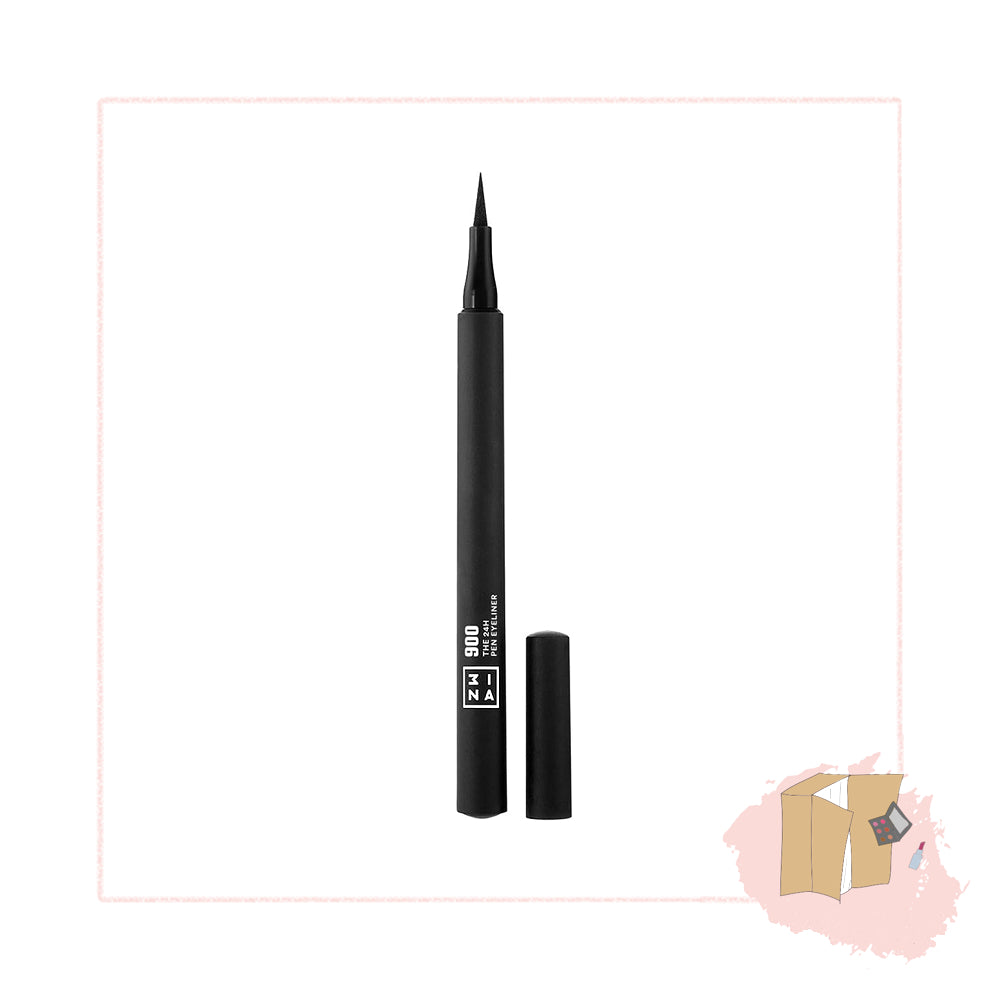 3INA The 24H Pen Eyeliner in Shade 900 Black
