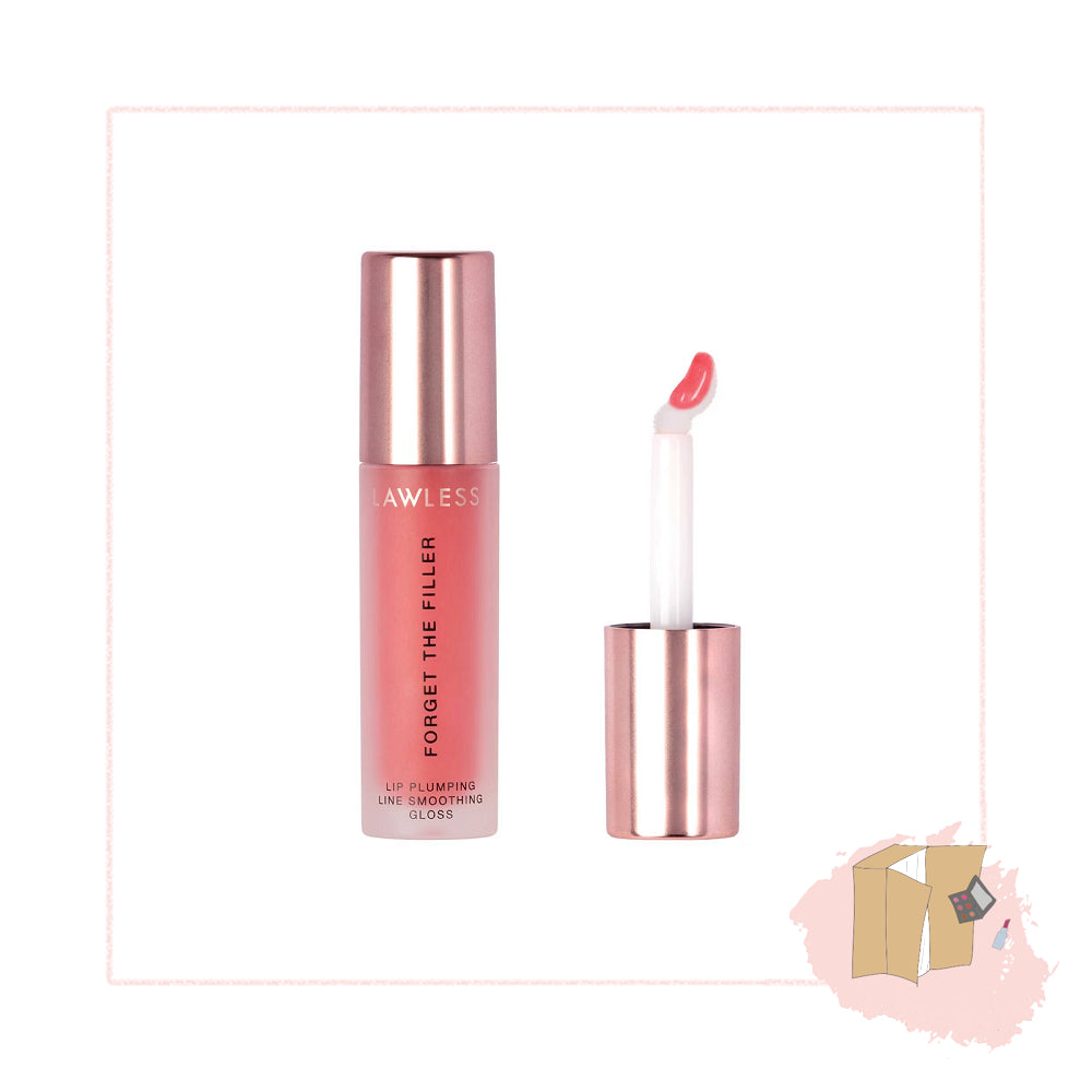 Lawless Beauty Forget The Filler Lip Plumper Line Smoothing Gloss 3.3ml in Shade Cherry Vanilla