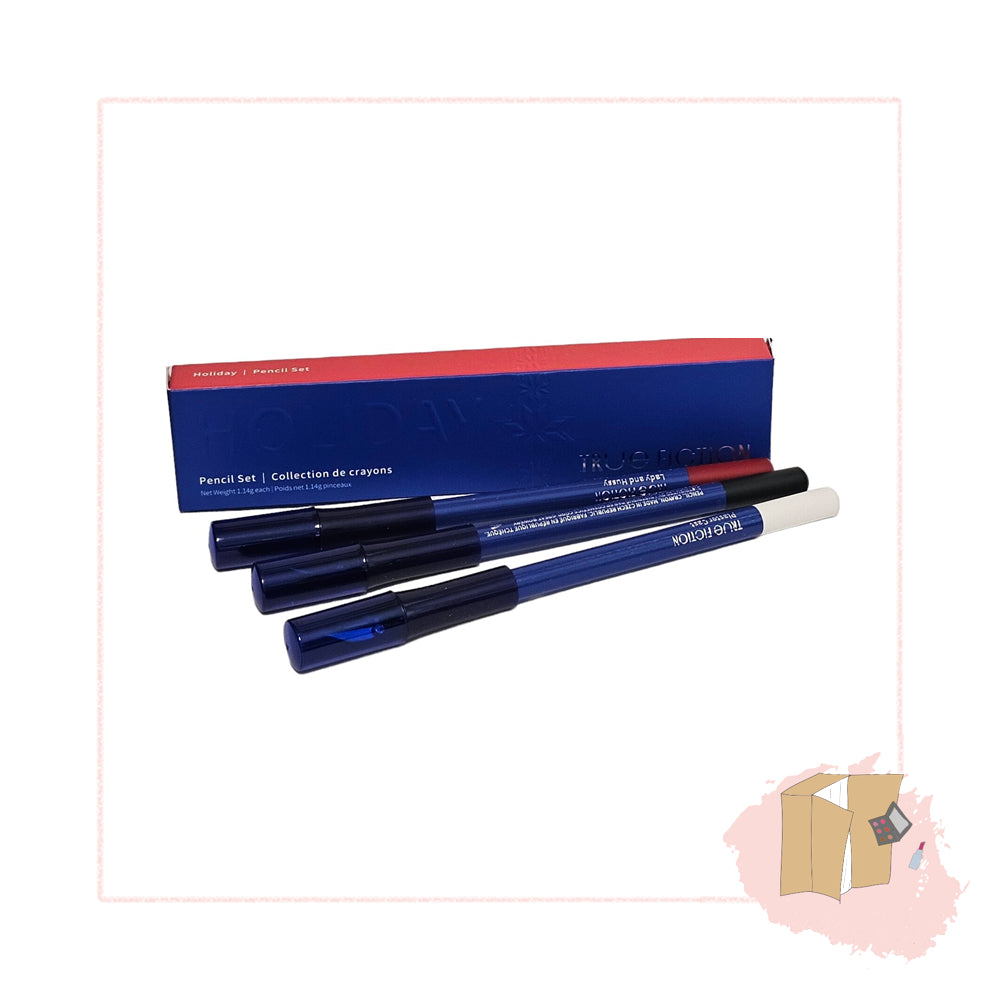 True Fiction Pencil Liner set of three