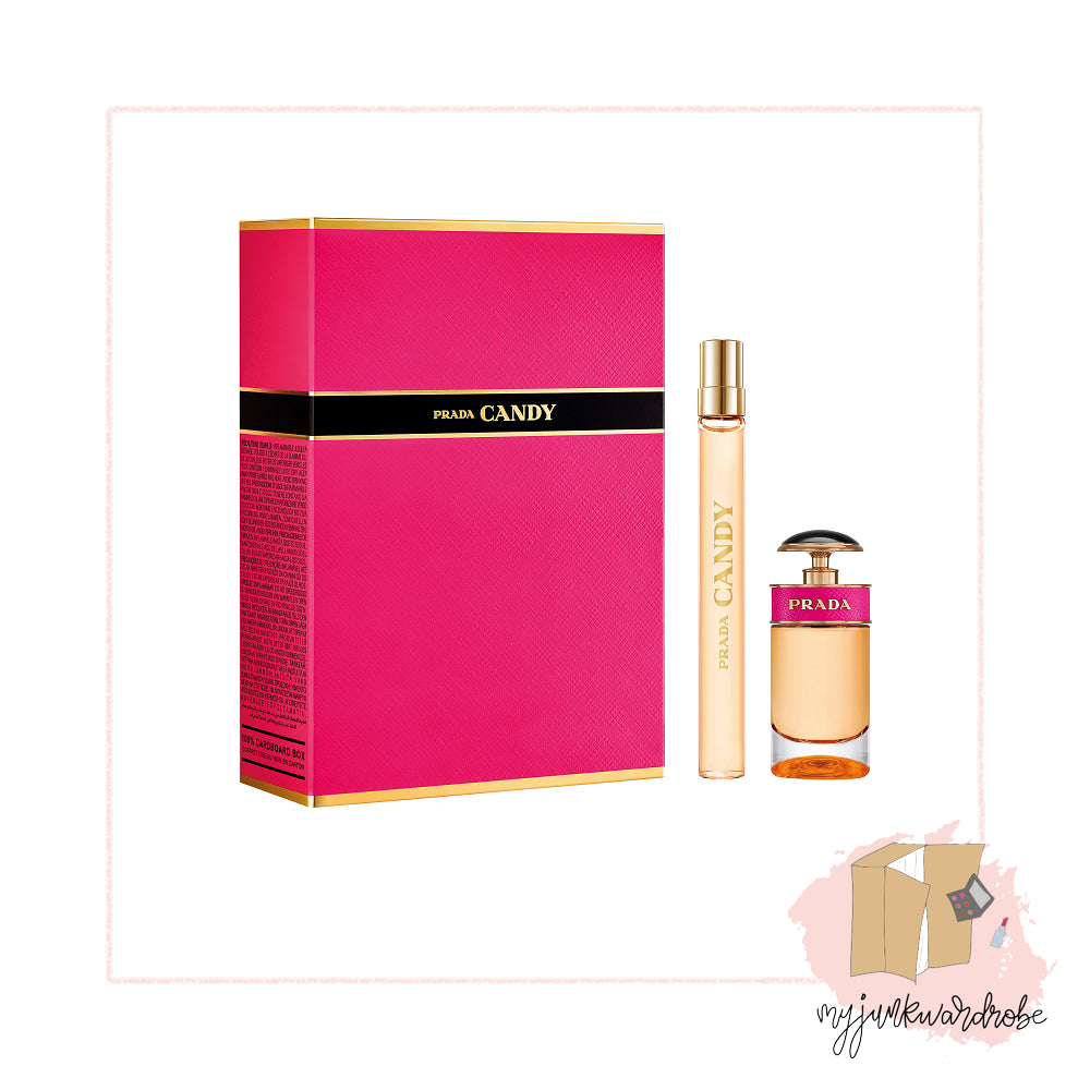 Prada Candy EDP Eau de Parfum Mini and Rollerball Set