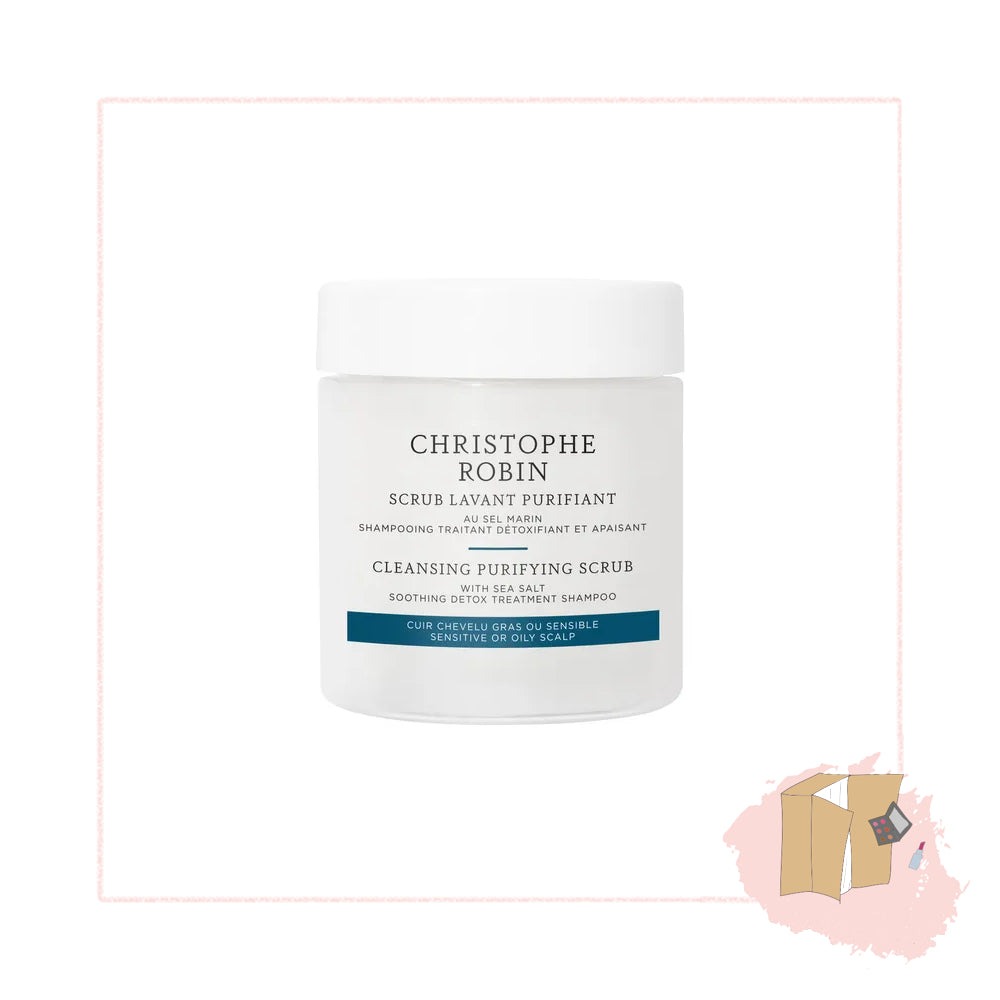 Christophe Robin Cleansing Purifying Scalp Scrub with Sea Salt {75ml/250ml}