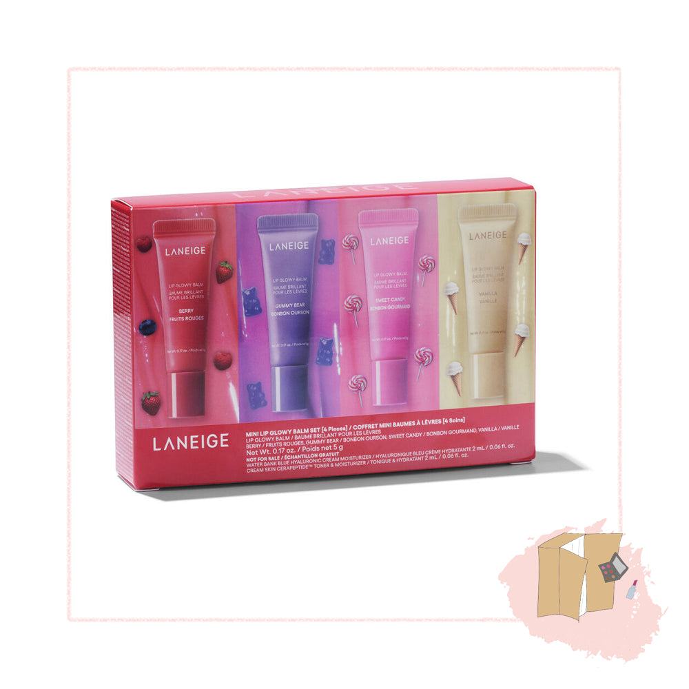 Laneige Mini Lip Glowy Balm Set