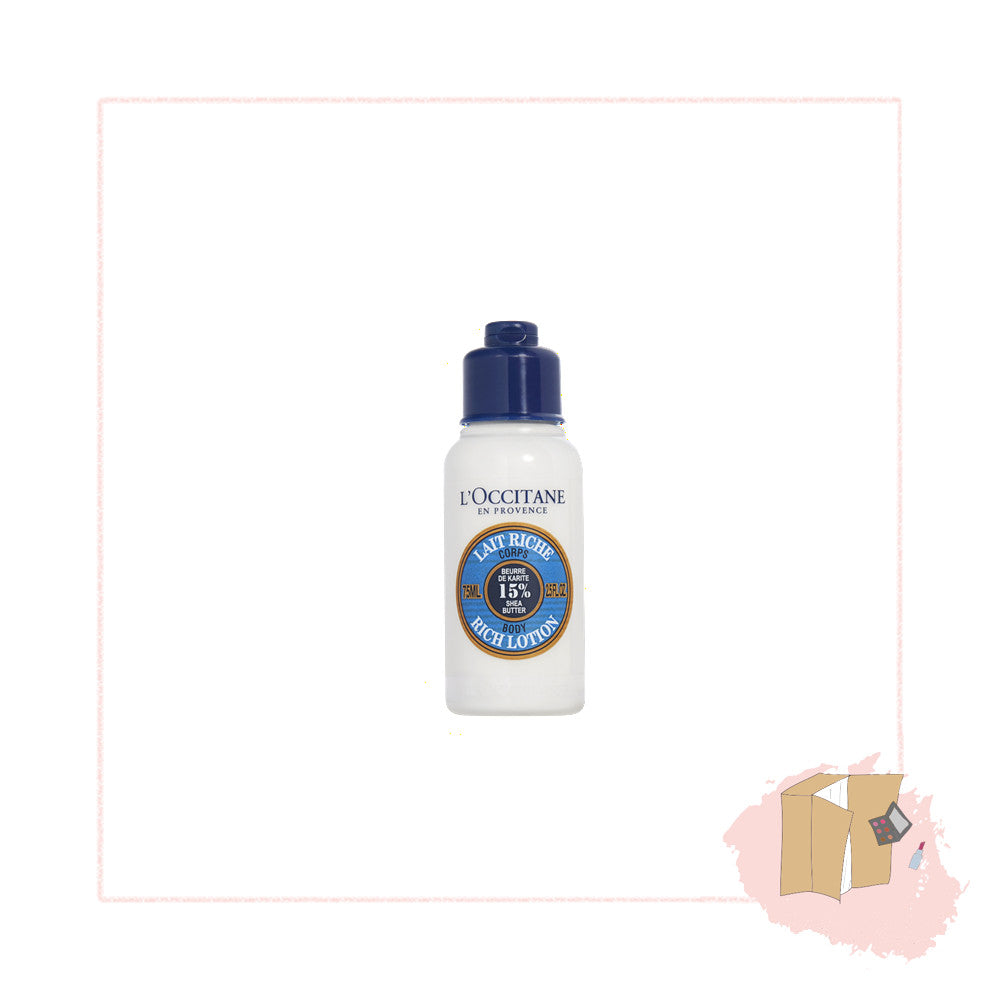 L'Occitane Shea Butter Rich Body Lotion 75ml