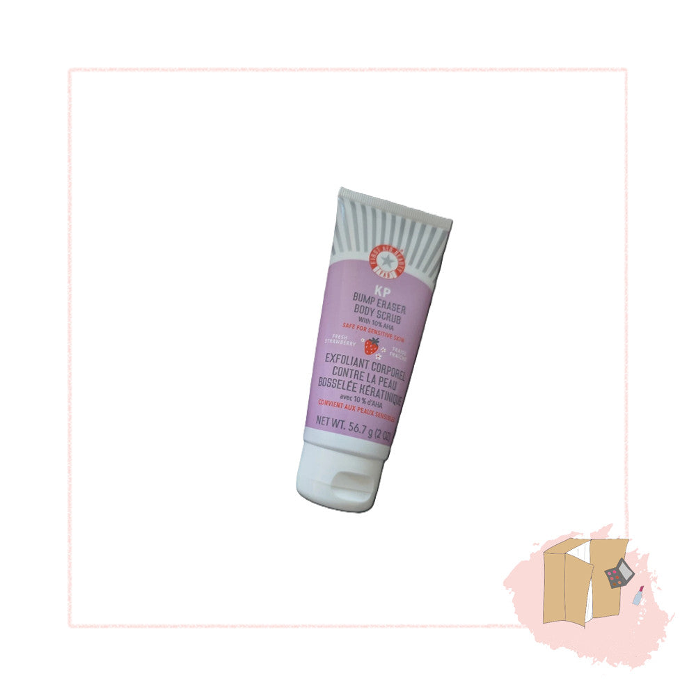 First Aid Beauty KP Bump Eraser Body Scrub 10% AHA Fresh Strawberry 56.7g