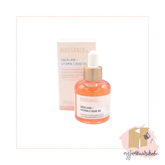 {4.5ml/12ml/15ml/30ml} Biossance Squalane + Vitamin C Rose Oil