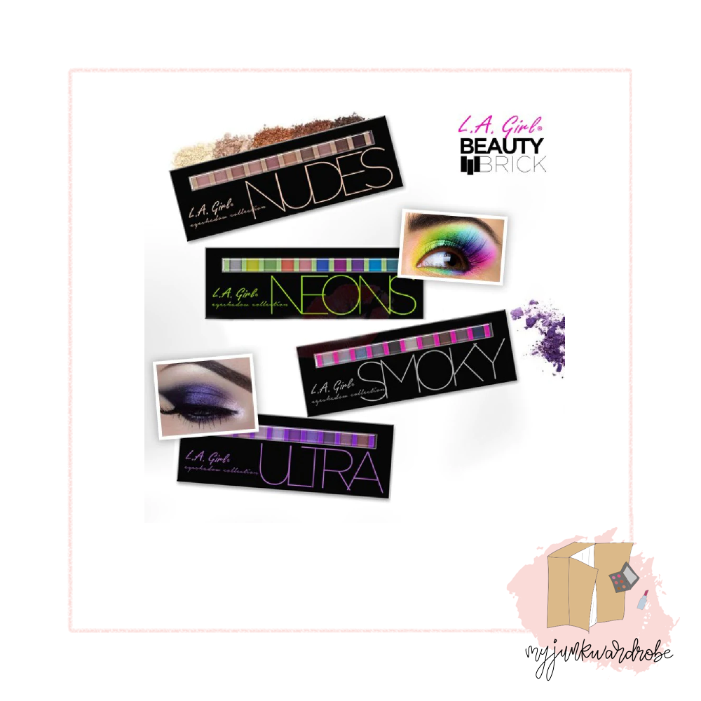 L.A. Girl Beauty Brick Eyeshadow Collection