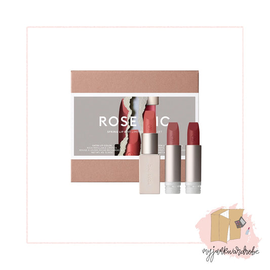 Rose Inc Satin Lip Color Hydrating Lipstick Set