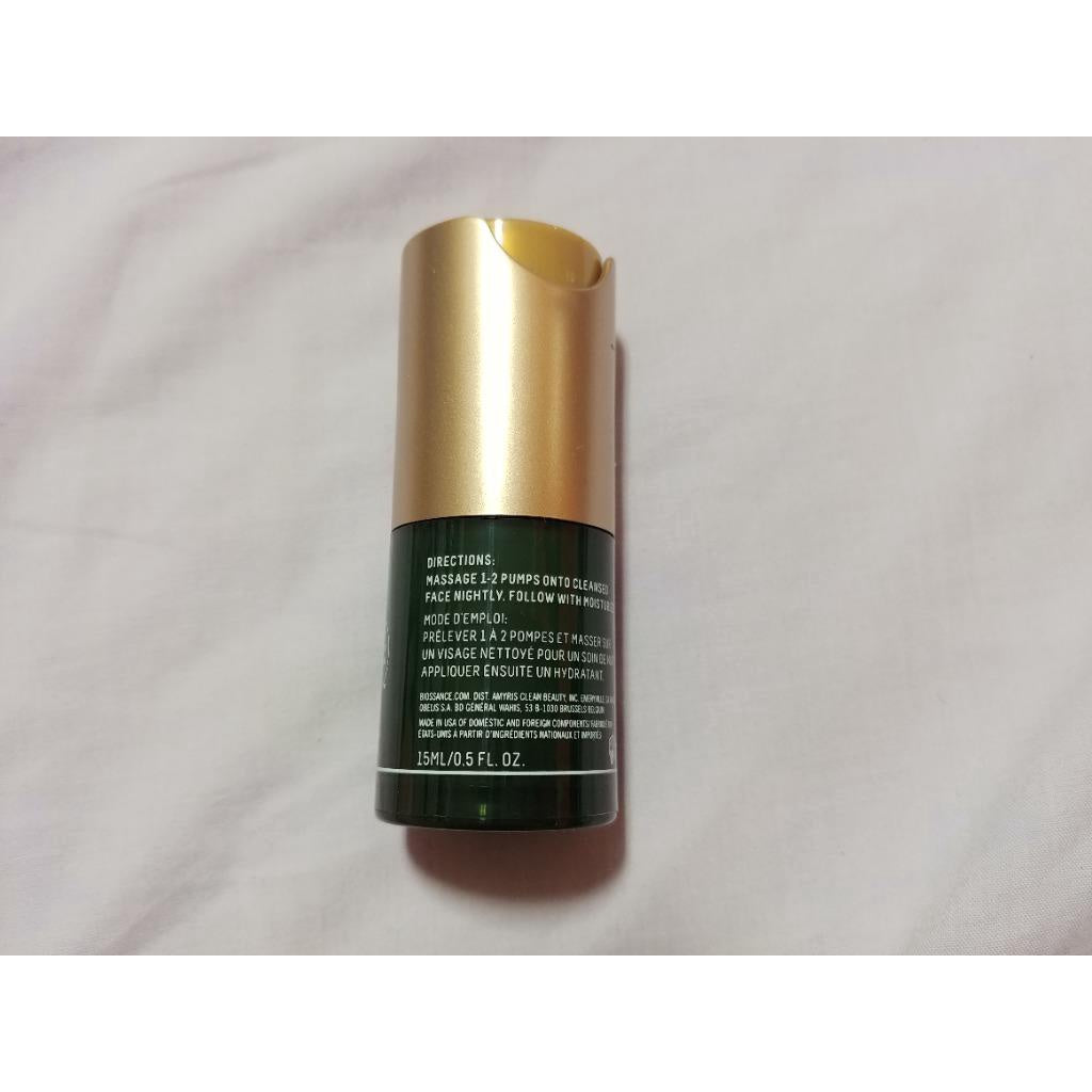 {4ml/10ml/15ml} Biossance Squalane + Lactic Acid Resurfacing Night Serum