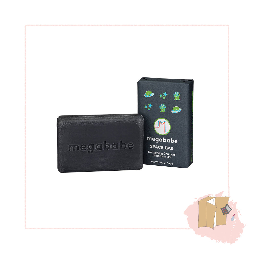 Megababe Space Bar Detoxifying Charcoal Underarm Bar