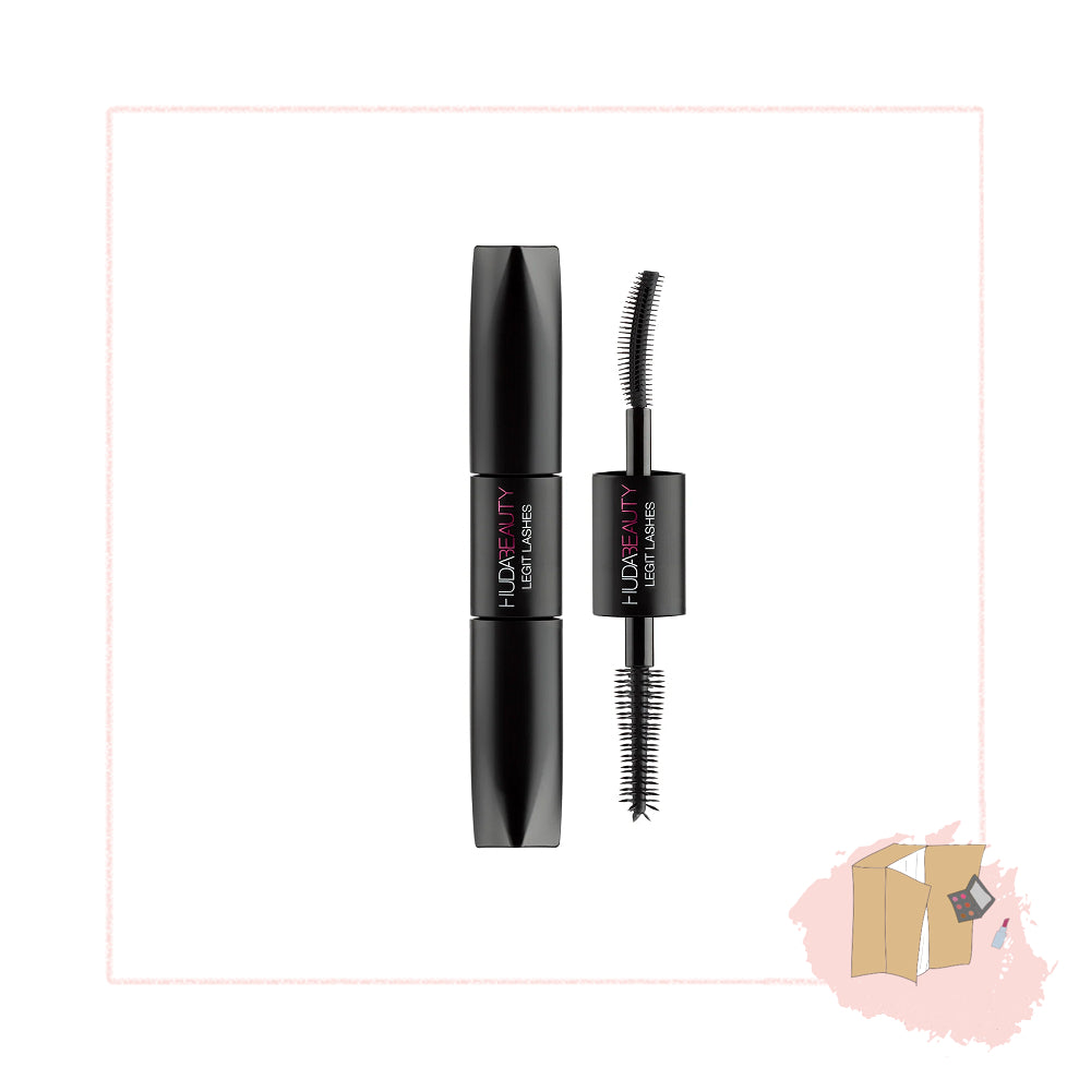 Huda Beauty Legit Lashes Double-Ended Volumizing and Lengthening Mascara