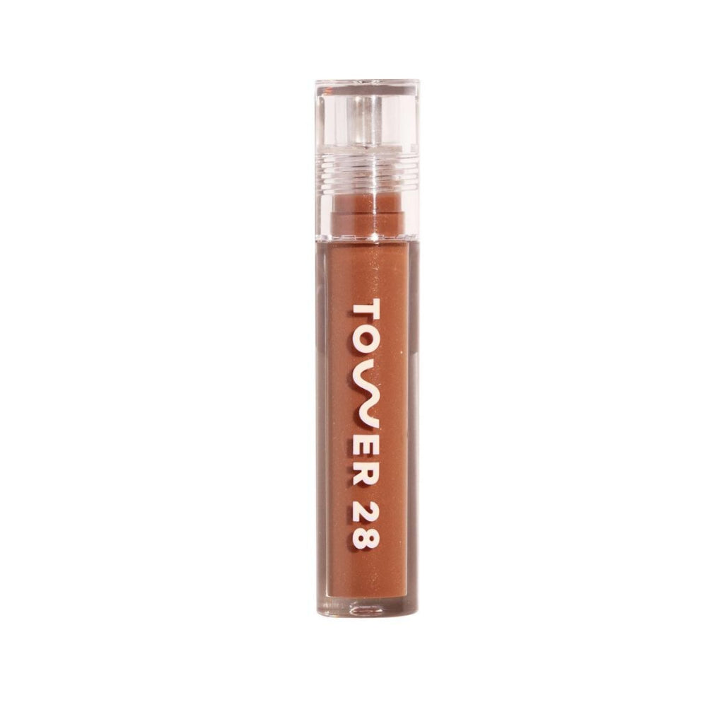 Tower 28 Beauty ShineOn Lip Jelly Lipgloss 3.9ml in Shade Chill/Chestnut/Sesame