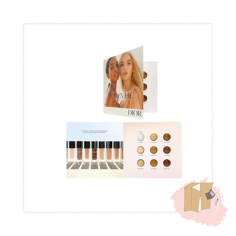 Dior Forever Foundation Skin Glow & Glow Veil Sample Card