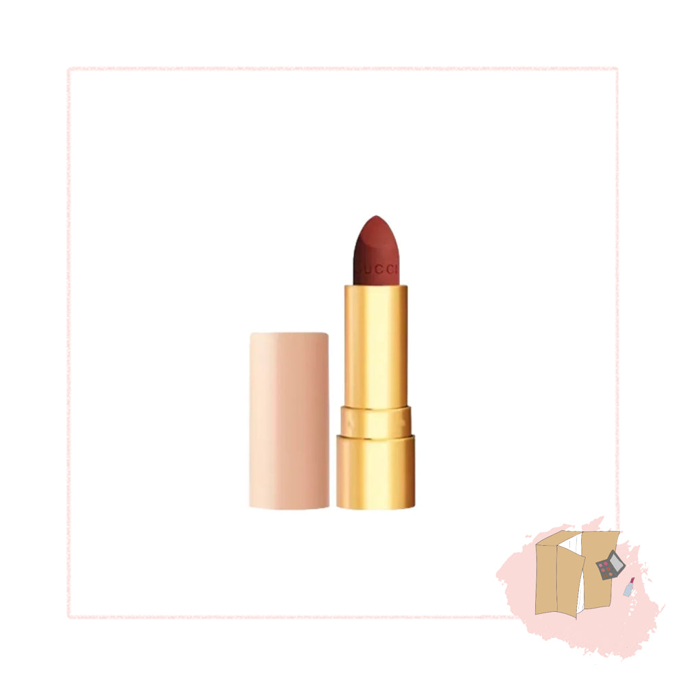 Gucci Mini Velvet Matte Lipstick 1g in Shade 505 Janet Rust