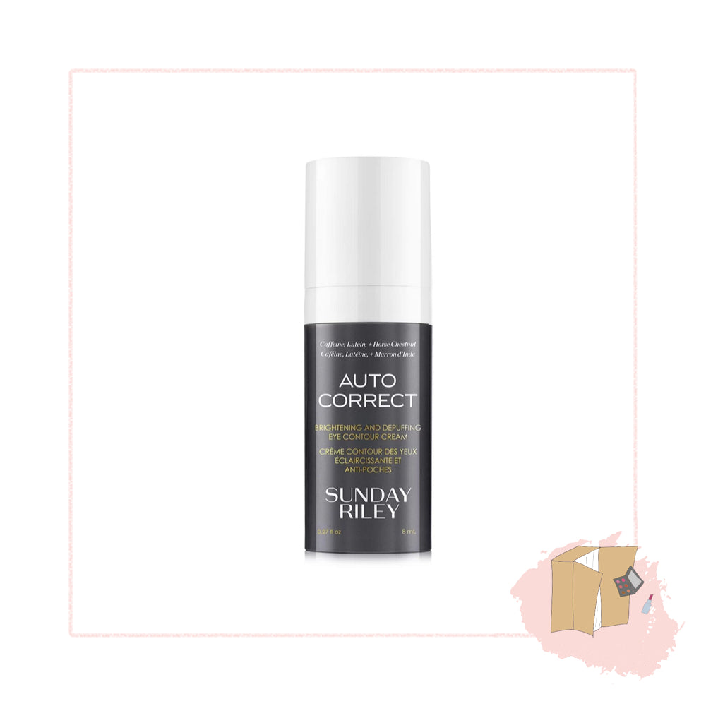 {3ml/8ml/15ml} Sunday Riley Auto Correct Brightening and Depuffing Eye Contour Cream