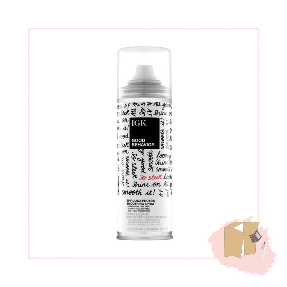 IGK Good Behavior Spirulina Protein Anti-Frizz Smoothing Spray 186ml