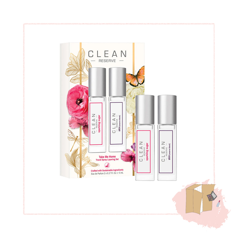 Clean Reserve Take Me Home Travel Spray Fragrance Duo Set