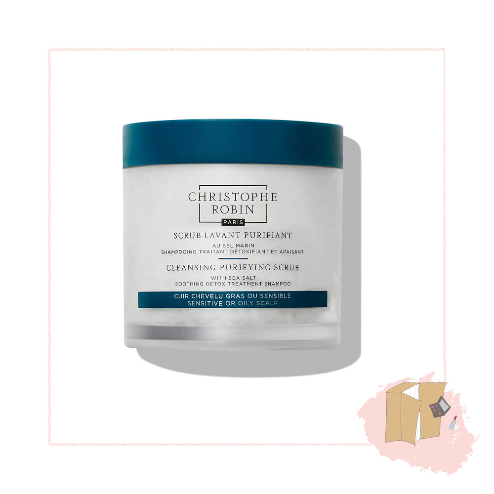 Christophe Robin Cleansing Purifying Scalp Scrub with Sea Salt 250ml