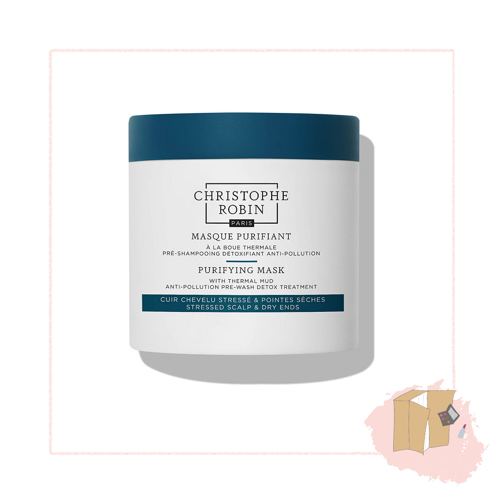 Christophe Robin Purifying Hair Mask with Thermal Mud 250ml