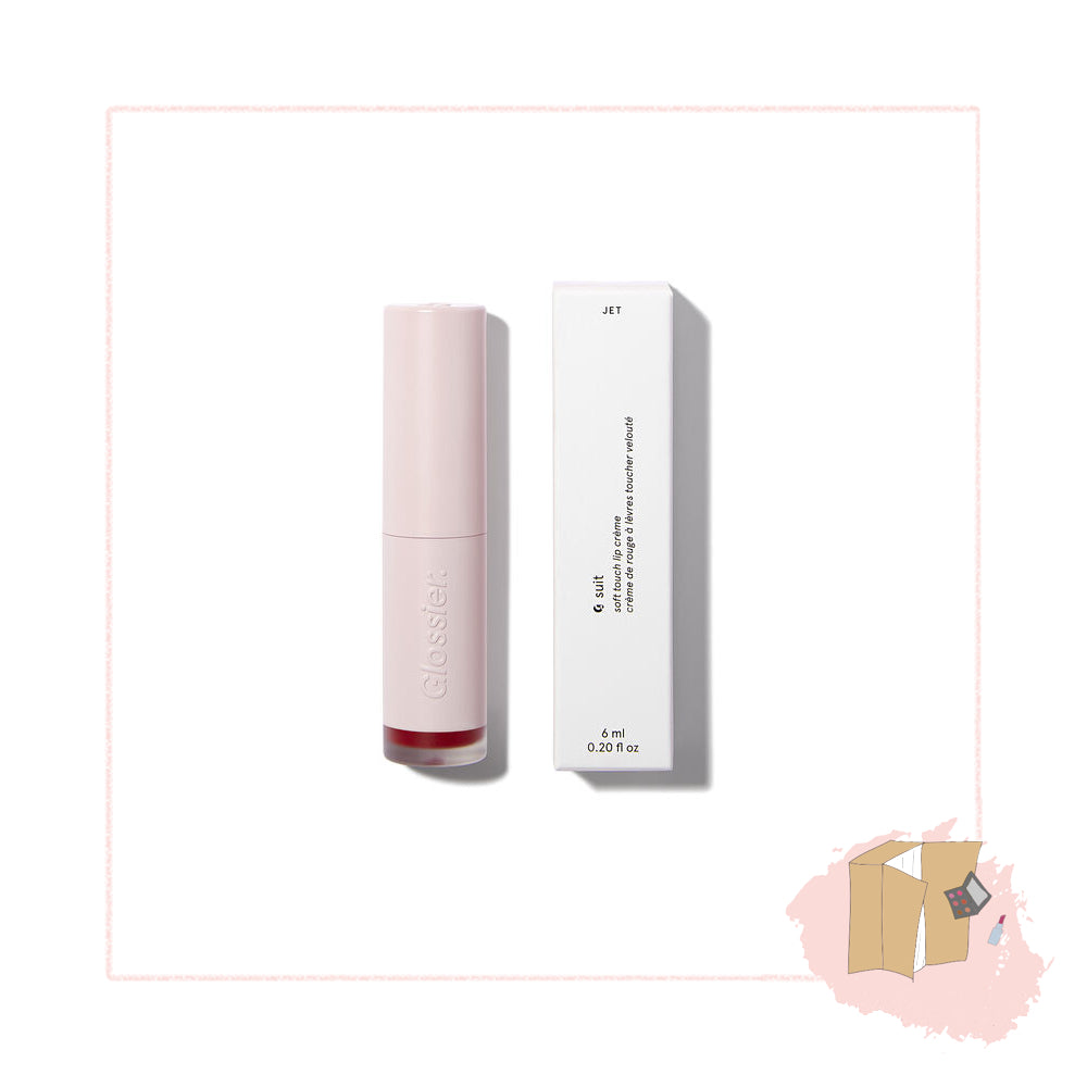 Glossier G Suit Soft Touch Lip Creme 6ml in Shade Jet