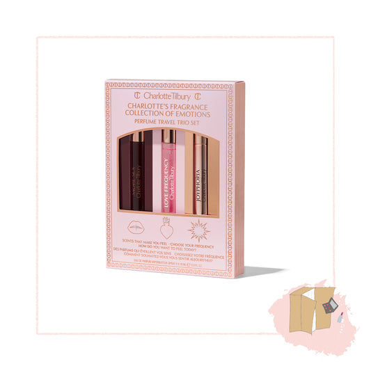 Charlotte Tilbury Collection Of Emotions Perfume Travel Trio Set