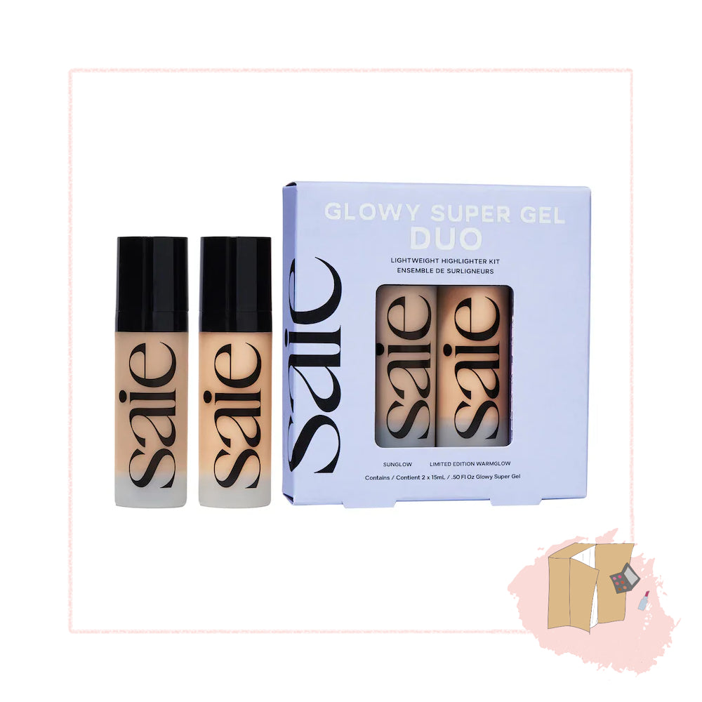 Saie Mini Glowy Super Gel Multipurpose Illuminator Highlighter Set