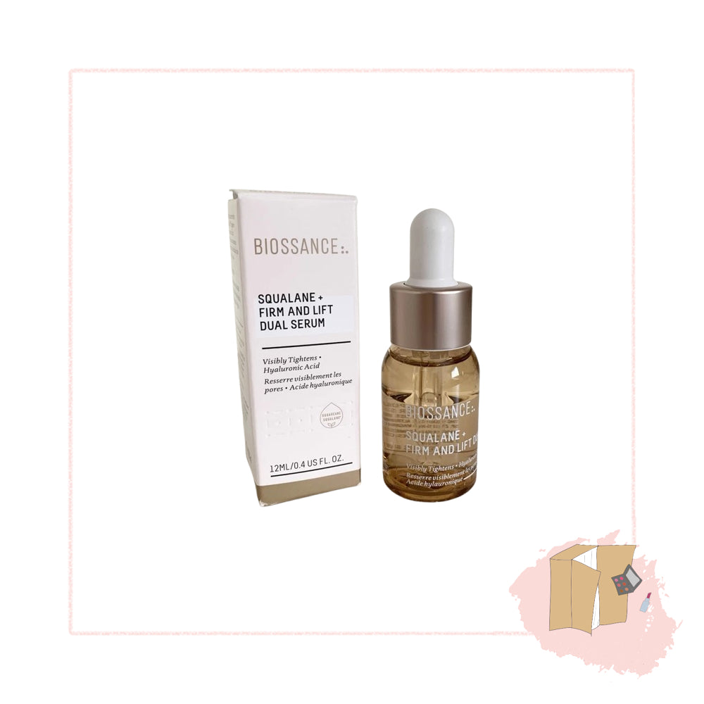 Biossance Squalane + Firm and Lift Dual Serum 12ml