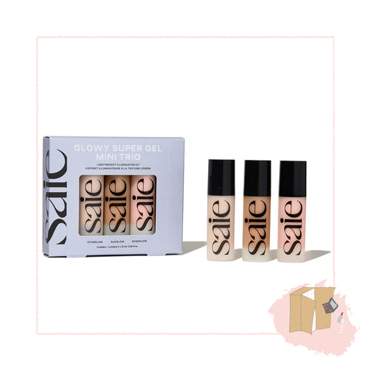 Saie Mini Glowy Super Gel Trio 3 x 15ml (Starglow, Sunglow, Roseglow)