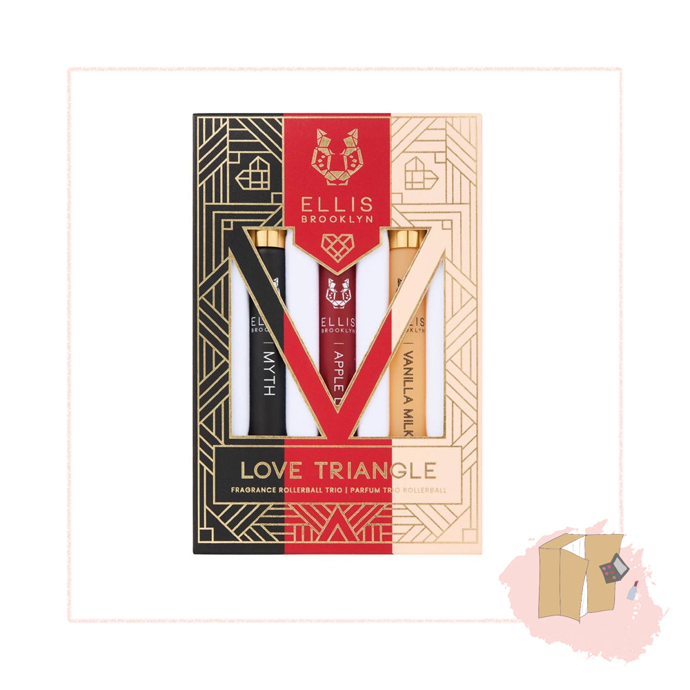 Ellis Brooklyn Love Triangle Fragrance Rollerball Trio (3 x 10ml)