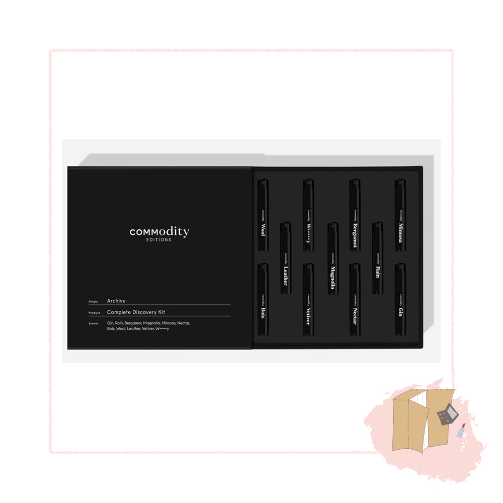 Commodity Fragrances Commodity Editions Archives Complete Discovery Kit 11 x 2ml