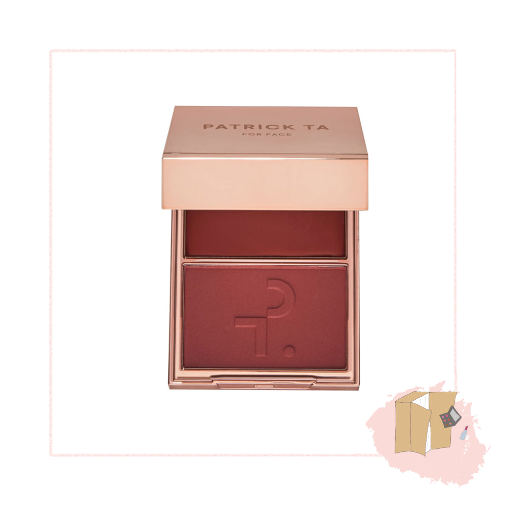 PATRICK TA Major Headlines Double-Take Cream + Powder Blush Duo 10.5g in Shade She Knows Who She Is