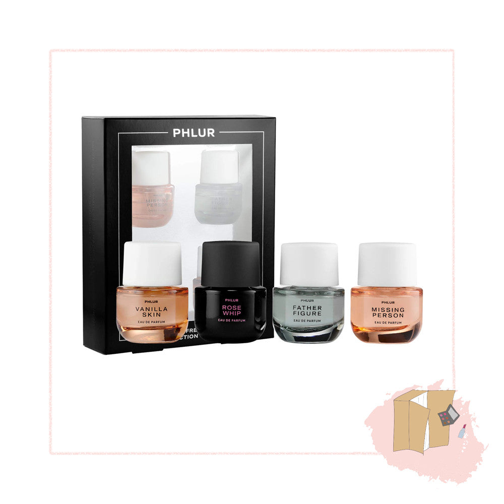 Phlur Mini Perfume Sampler Set 4 x 7ml {Missing Person EDP}