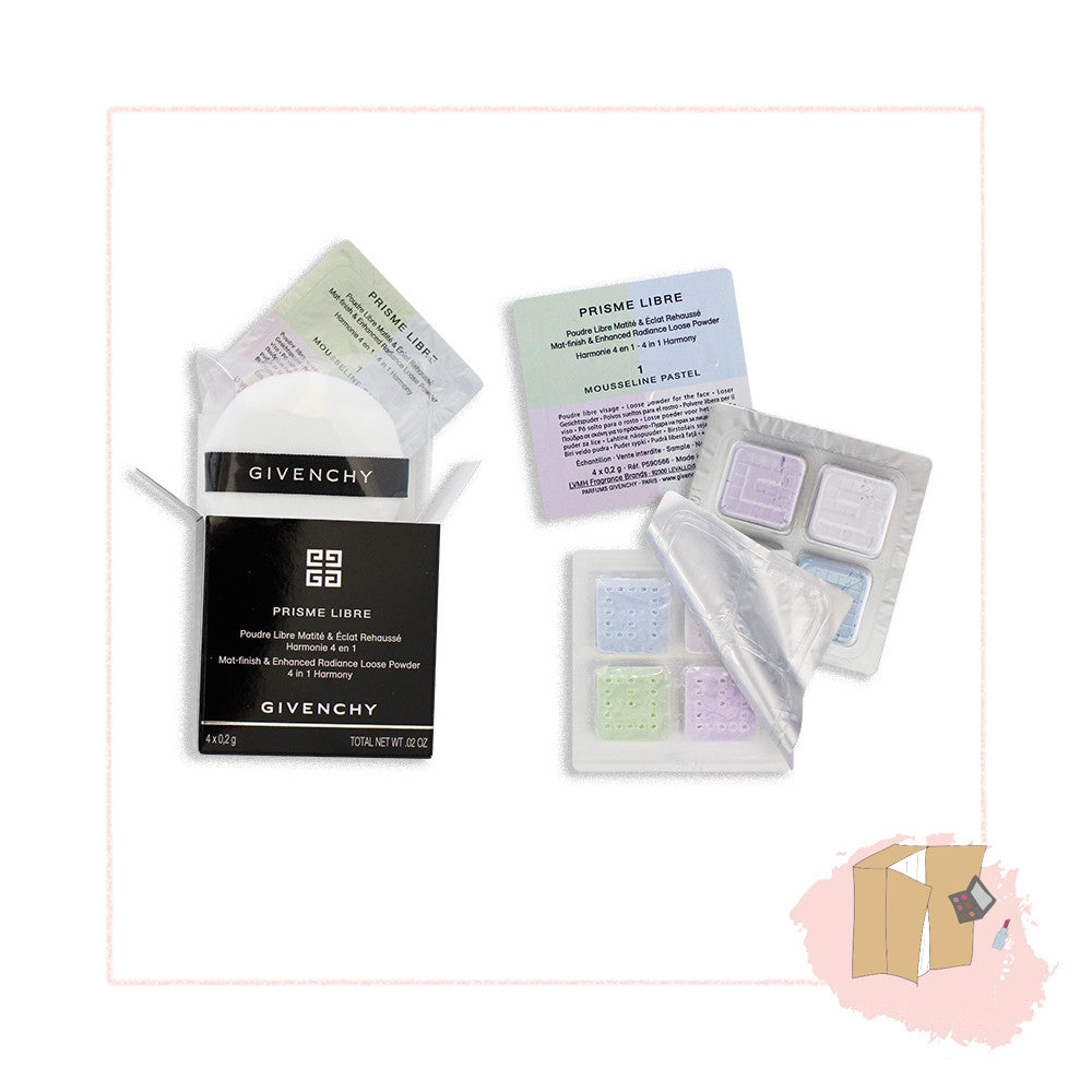 Givenchy Prisme Libre Loose Powder 4 x 0.2g Sample Pack in Shade 1 Mousseline Pastel