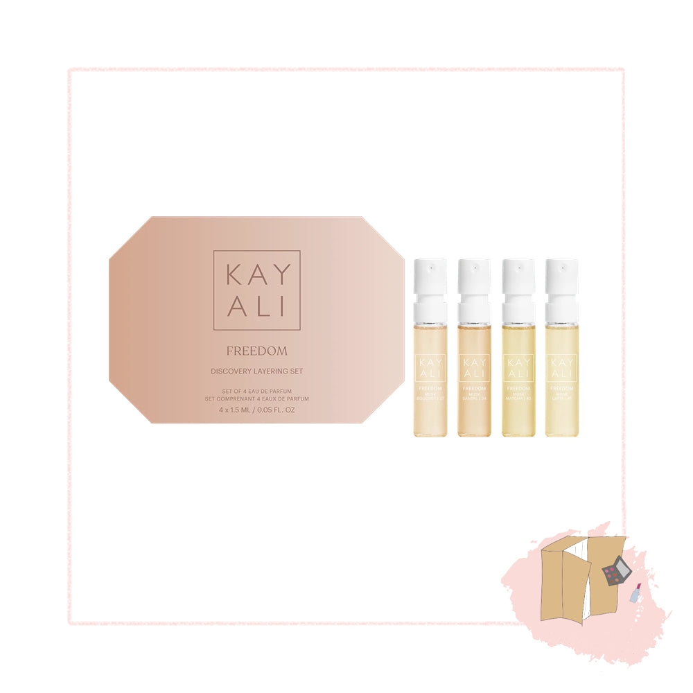 Kayali Freedom Discovery Layering Sampler Set 4 x 1.5ml